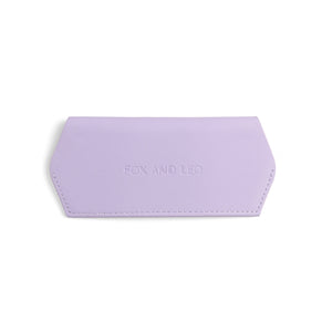 Leather Glasses Case | Lilac