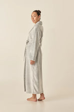 Load image into Gallery viewer, Desiré Grey Long Plush Robe