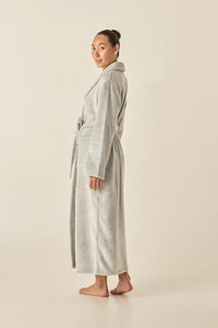 Desiré Grey Long Plush Robe