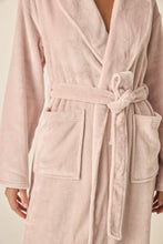 Load image into Gallery viewer, Imogin Pink Plush Robe