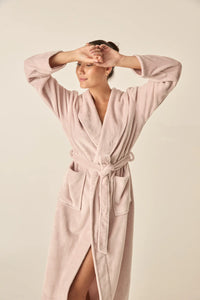 Imogin Pink Plush Robe