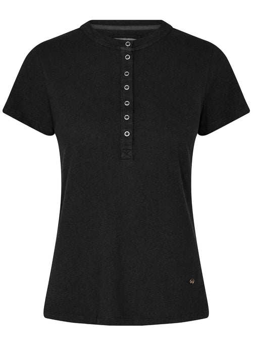 Rype SS Placket Tee | Black