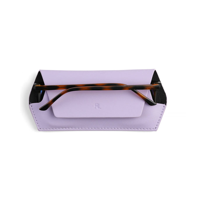 Leather Glasses Case | Lilac