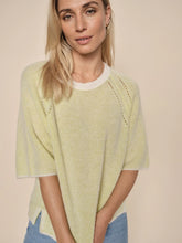 Load image into Gallery viewer, Taci Two Tone 3/4 Knit | Yellow Plum
