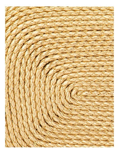 Martina Coiled Rope Clutch | Gold