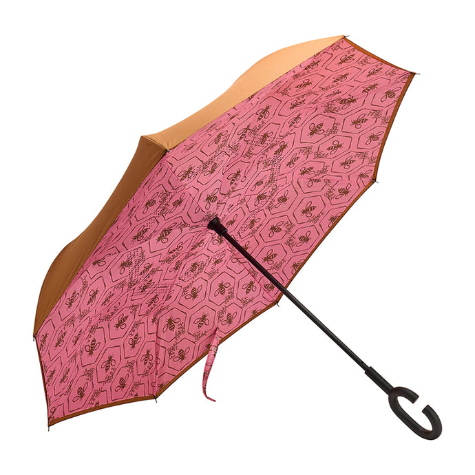 Reverse Umbrella | Pink Bee