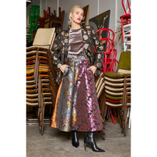 Load image into Gallery viewer, Parted Skirt | Multi Brocade