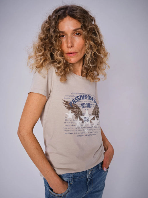 Zibby OS Tee | Feather Gray