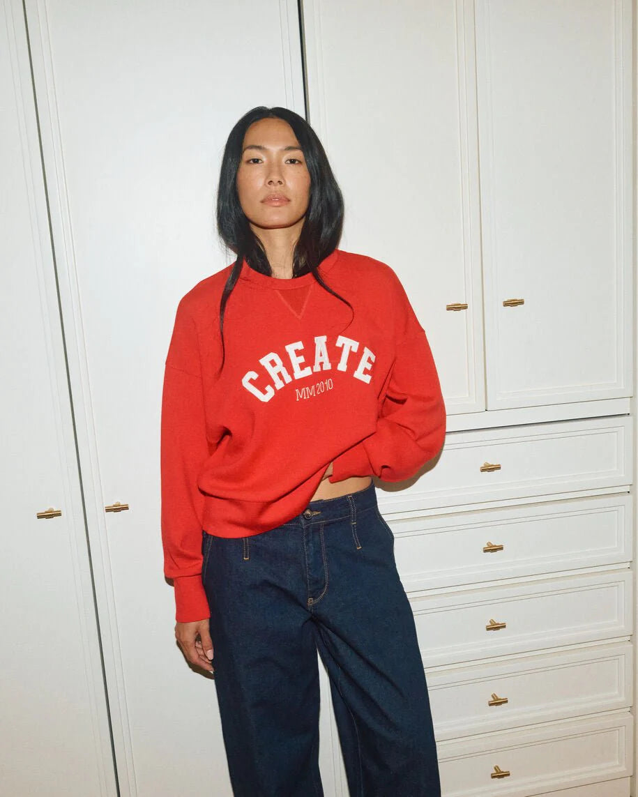 Celli OS Sweatshirt | Chinese Red