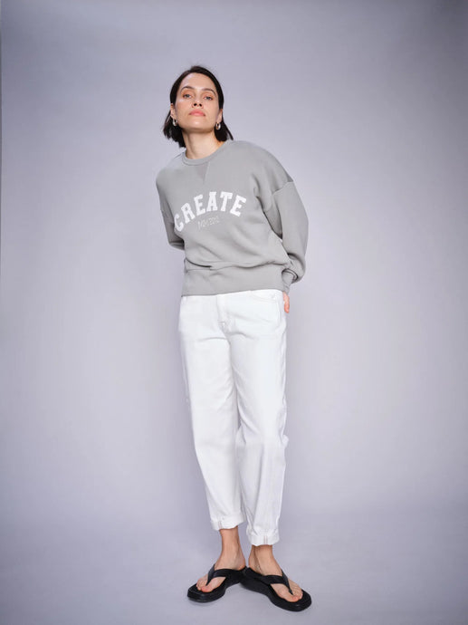 Aymen Melo Pant | White