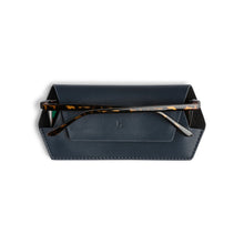 Load image into Gallery viewer, Leather Glasses Case | Navy