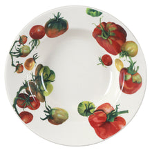 Load image into Gallery viewer, Vegetable Garden Tomatoes Soup Plate