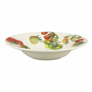 Vegetable Garden Tomatoes Soup Plate