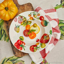 Load image into Gallery viewer, Vegetable Garden Tomatoes Soup Plate