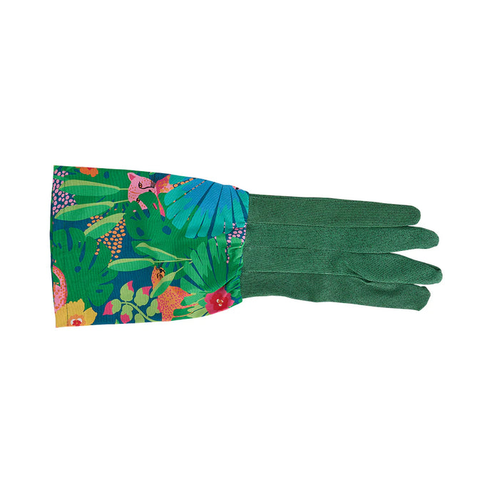 Long Sleeve Cotton Garden Gloves | Cheetah