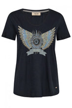 Load image into Gallery viewer, Gethi Deco Tee | Salute Navy