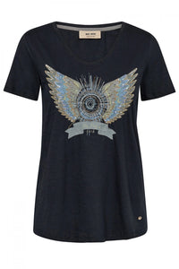 Gethi Deco Tee | Salute Navy