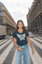 Load image into Gallery viewer, Gethi Deco Tee | Salute Navy