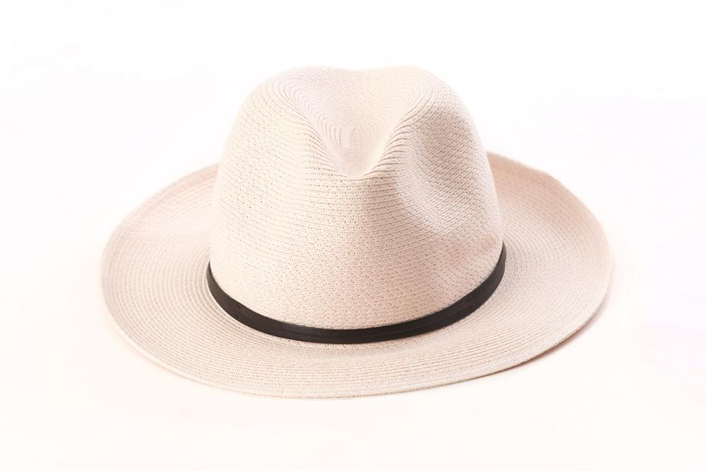 Borsalino Hat Leather Strap | Powder Pink