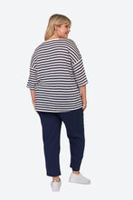 Load image into Gallery viewer, Intrepid Stripe T-shirt | Sapphire