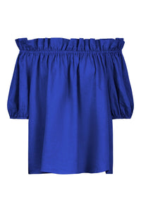 Halcyon Ruched Top | Cobalt