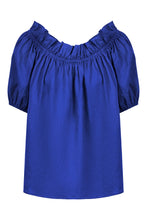 Load image into Gallery viewer, Halcyon Ruched Top | Cobalt