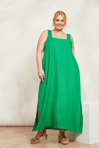 Halcyon Tank Dress | Emerald