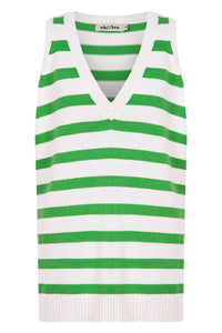 La Sable Knit Vest | Emerald