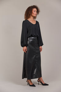 Allegro Maxi Skirt | Black