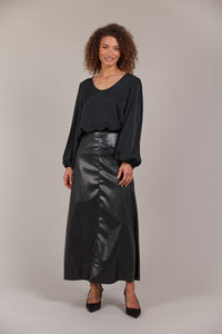 Allegro Maxi Skirt | Black