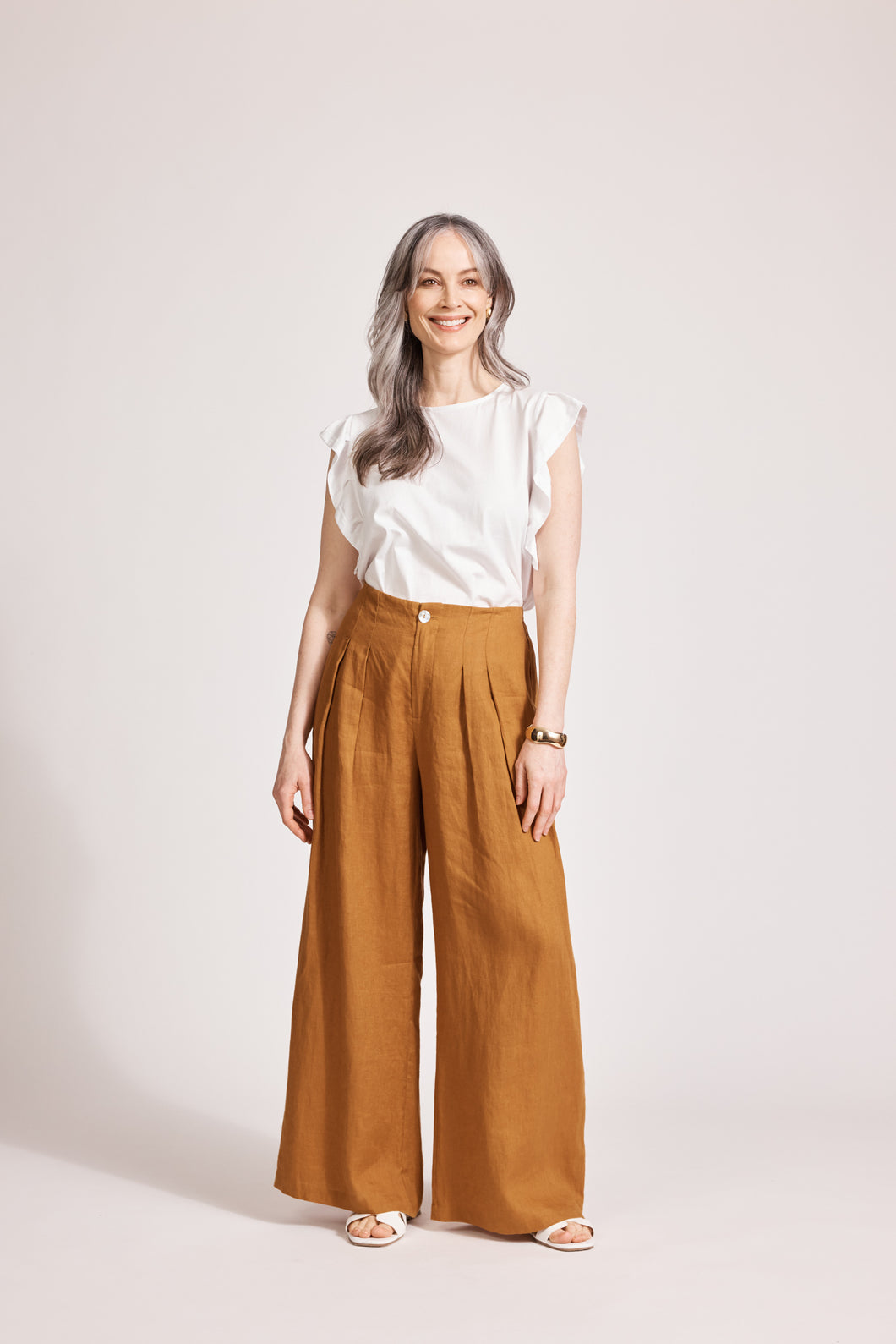 Miramar Palazzo Pant | Caramel