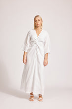 Load image into Gallery viewer, Miramar Twist Maxi Dress | White