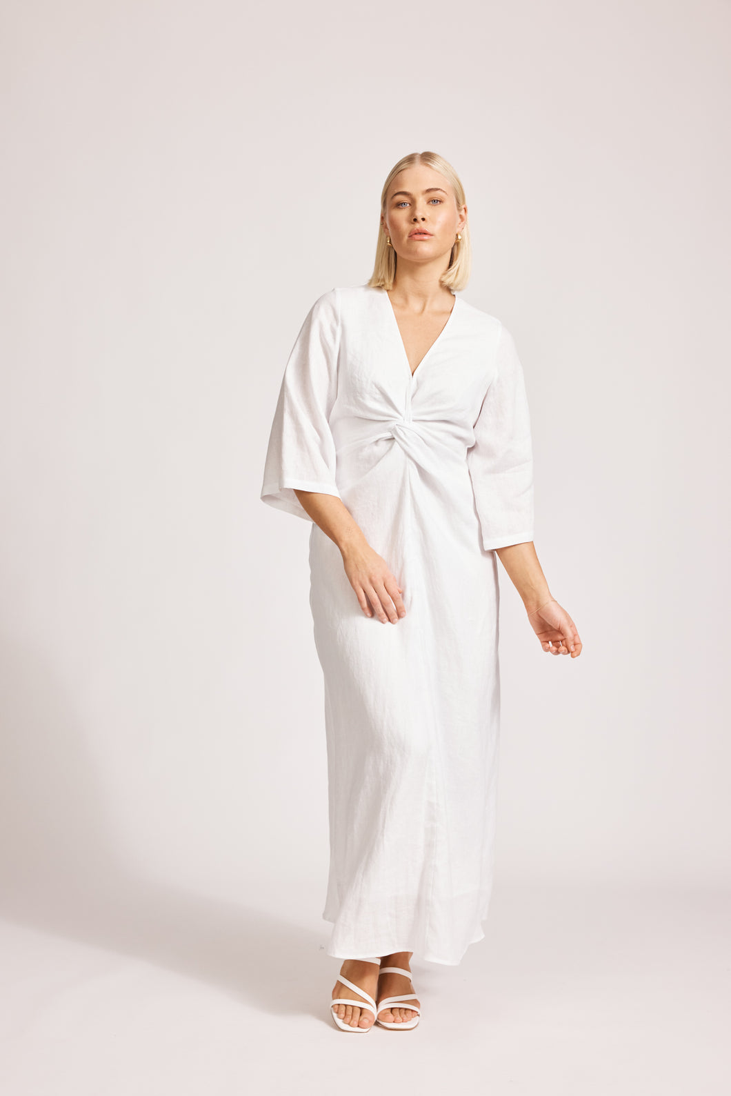 Miramar Twist Maxi Dress | White