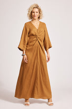 Load image into Gallery viewer, Miramar Twist Maxi Dress | Caramel