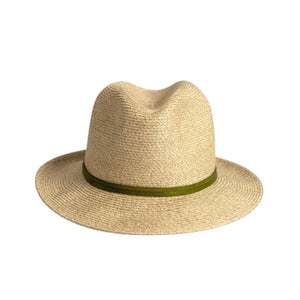 Borsalino Hat Leather Strap | Matcha