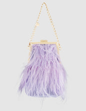 Load image into Gallery viewer, Sara Feather Frame Bag | Lilac