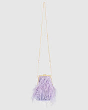 Load image into Gallery viewer, Sara Feather Frame Bag | Lilac