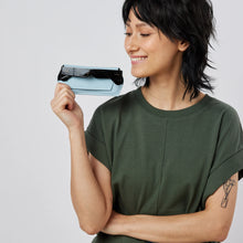 Load image into Gallery viewer, Leather Glasses Case | Sky Blue