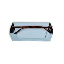 Load image into Gallery viewer, Leather Glasses Case | Sky Blue