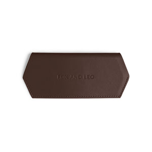 Leather Glasses Case | Chocolate