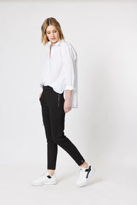 Tracey Zip Pocket Pant | Black