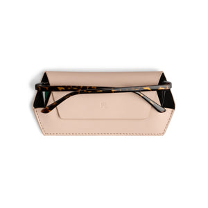 Leather Glasses Case | Blush