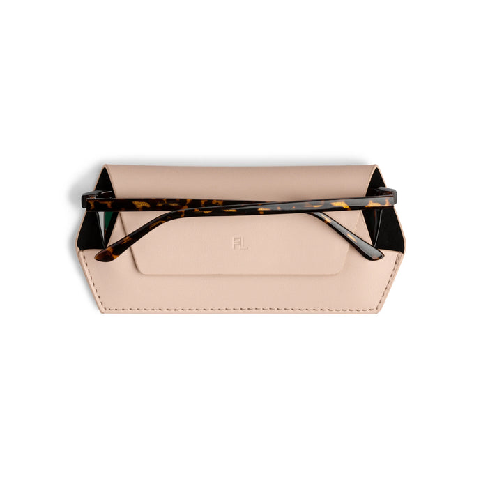 Leather Glasses Case | Blush