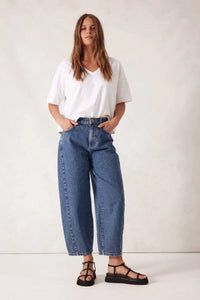 Tapered Barrel Jean | Fresh indigo