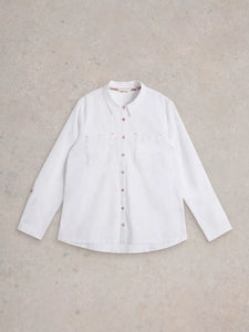 Sophie Organic Cotton Shirt | Pale Ivory