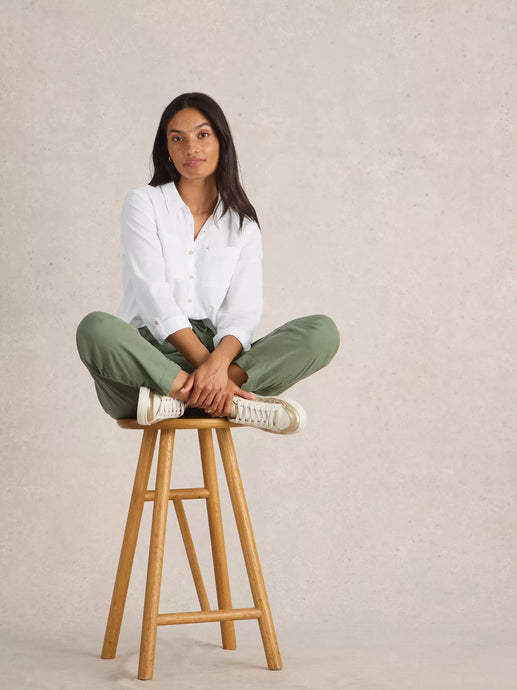 Sophie Organic Cotton Shirt | Pale Ivory