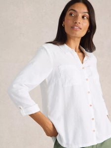 Sophie Organic Cotton Shirt | Pale Ivory