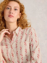 Load image into Gallery viewer, Sophie Organic Cotton Shirt | Pink Multi