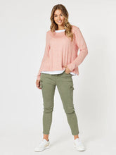 Load image into Gallery viewer, Paige Cargo Pant | Washed Khaki