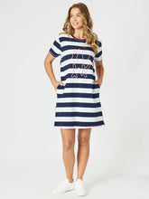Load image into Gallery viewer, Love &amp; Kisses Dress | Navy Pink